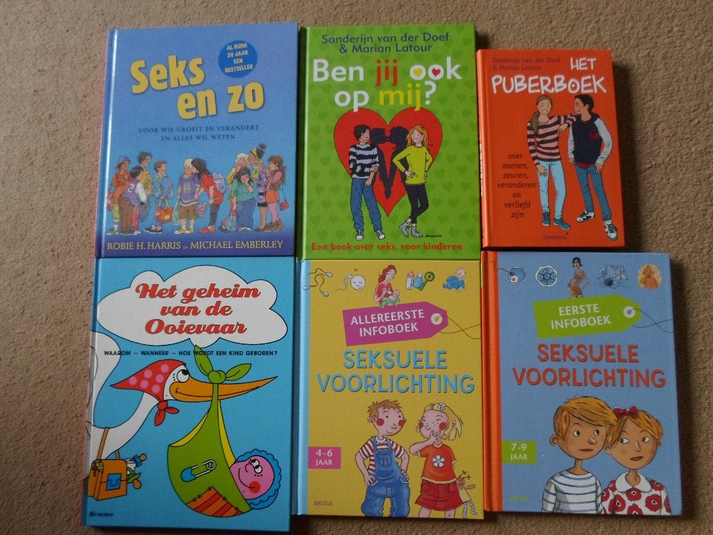 Seks  en  Zo,   Puberboek.    Ben  jij  ook  op  mij   e.a., Boeken, Ophalen of Verzenden, Zo goed als nieuw, Sanderijn van der Doef & Marian Latour