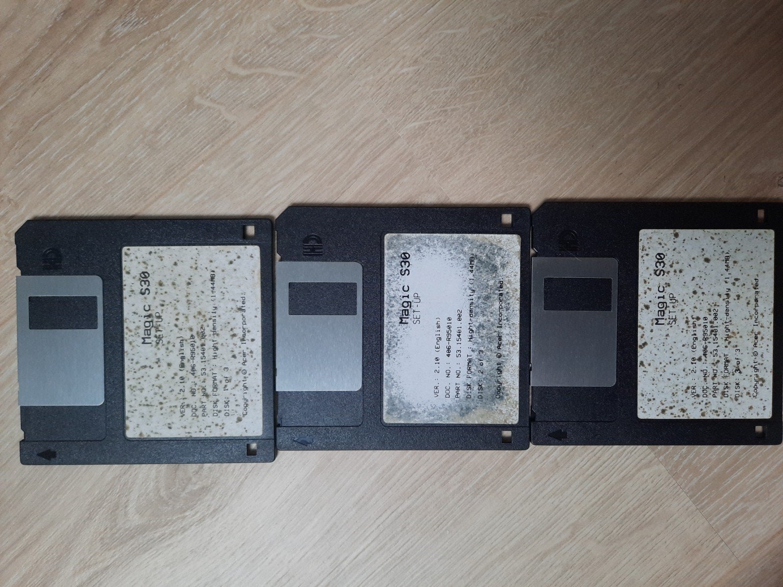3 floppies Magic S30 v 2.10, Computers en Software, Vintage Computers, Ophalen of Verzenden
