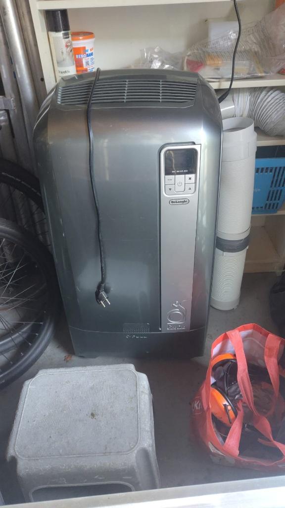 Mobiele DeLonghi Airco, Ophalen, Gebruikt, Timer, Minder dan 60 m³