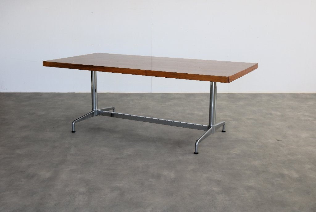 vintage eettafel | vergadertafel | bureau | jaren 60, Gebruikt, ., Overige materialen, .