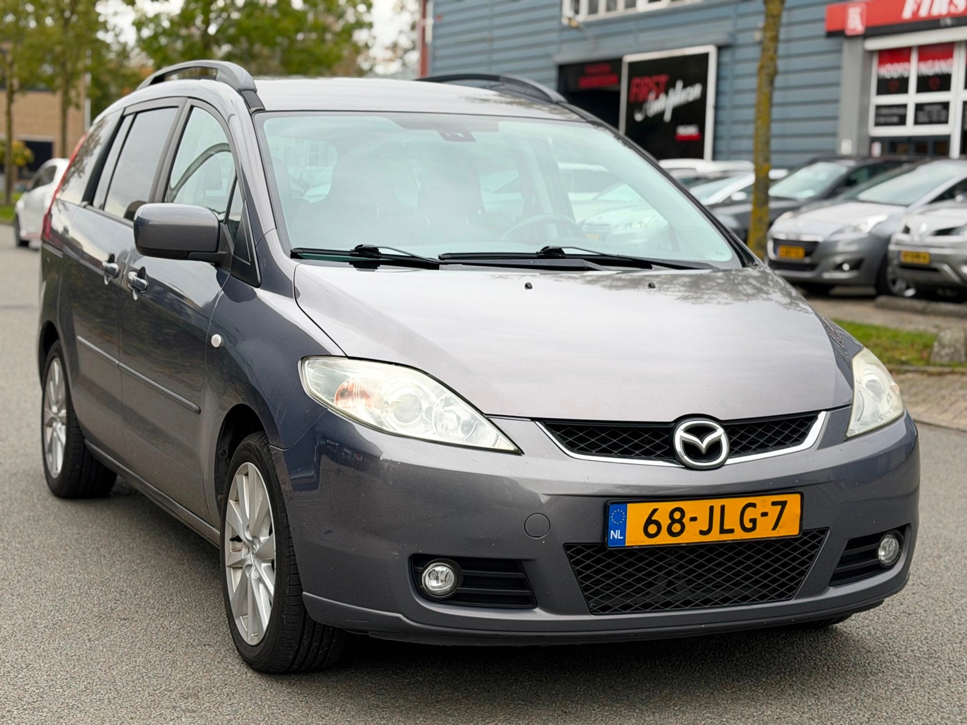 Mazda 5 1.8 S 7-PERSOONS AIRCO/CRUISE/ANDROID | INRUILKOOPJE, Auto's, Verwarmde buitenspiegels, Stof, Gebruikt, 4 cilinders