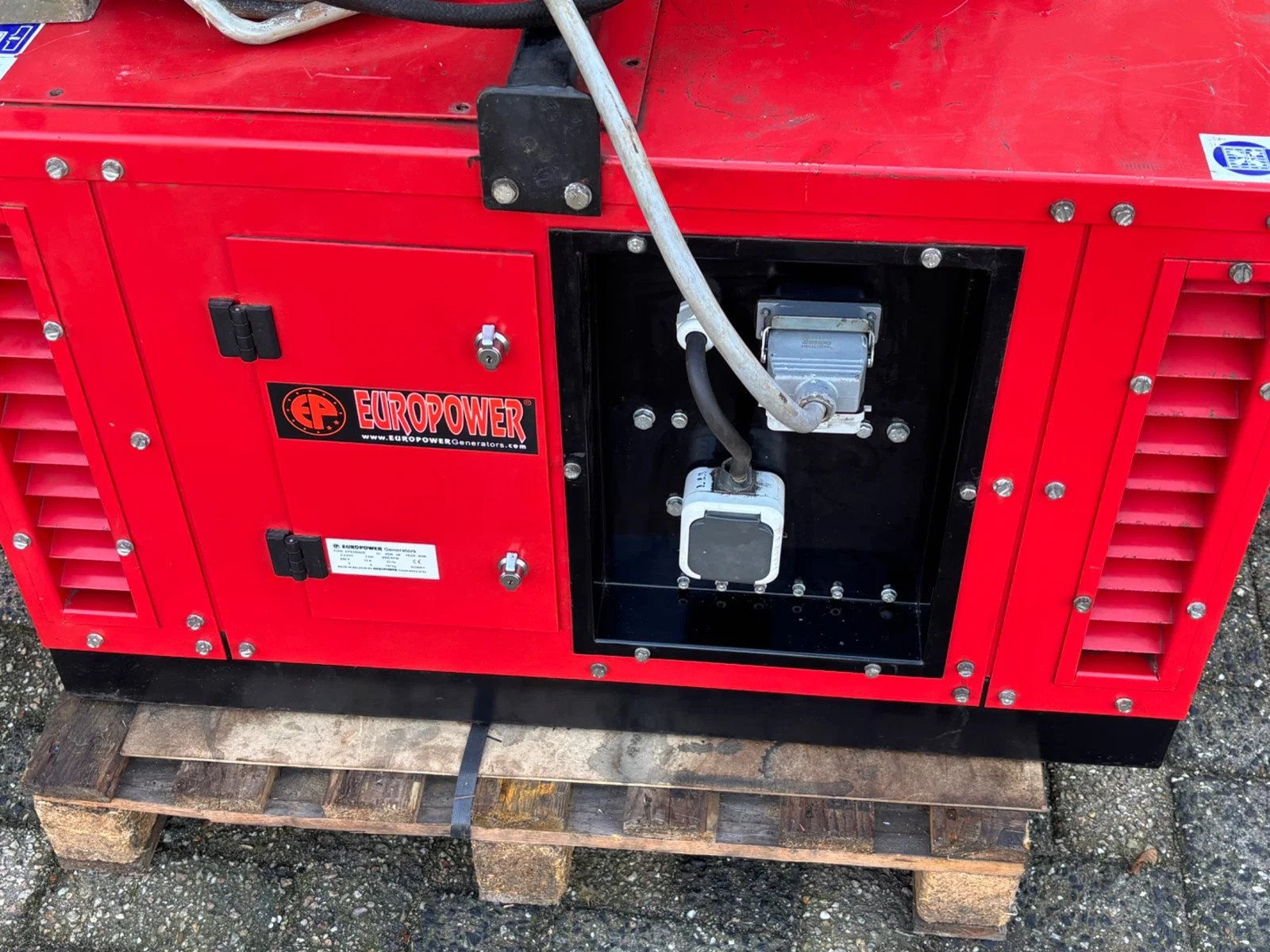 Europower Generator met Kubota diesel motor / defect geeft g, Gebruikt, Europower