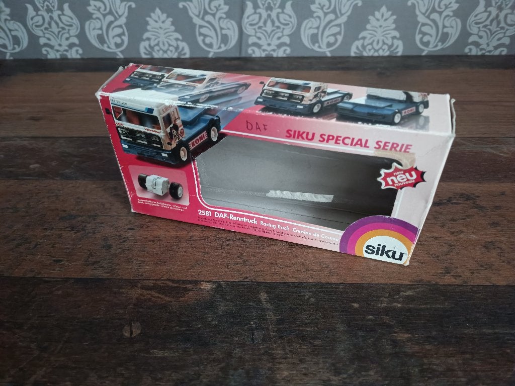Lege Doos: Siku 2581: DAF 95/ Race Truck/1:55, Hobby en Vrije tijd, Modelauto's | Overige schalen, Verzenden, Nieuw, Auto