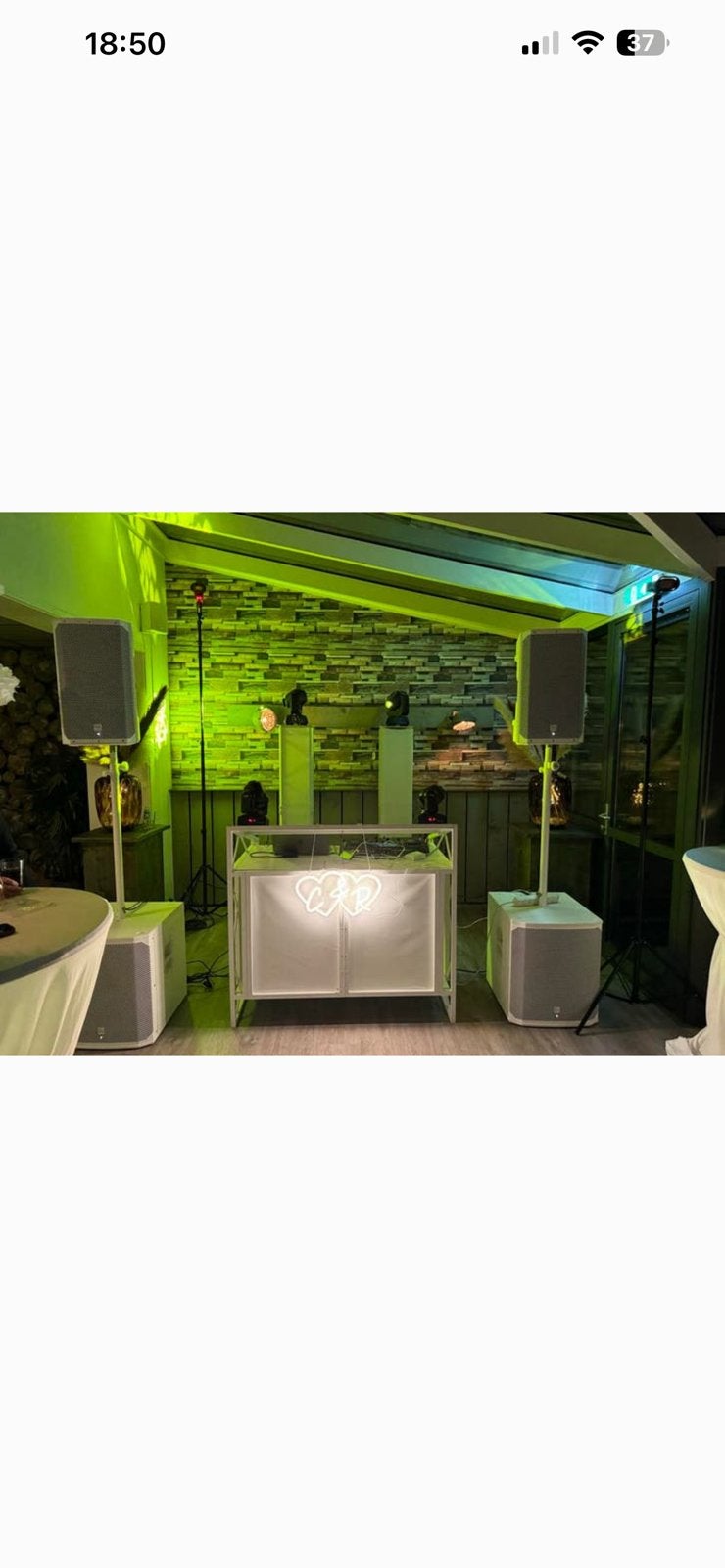 Witte DJ Booth in tas - Ideaal voor evenementen, Ophalen, Gebruikt, Dj-set, Overige merken