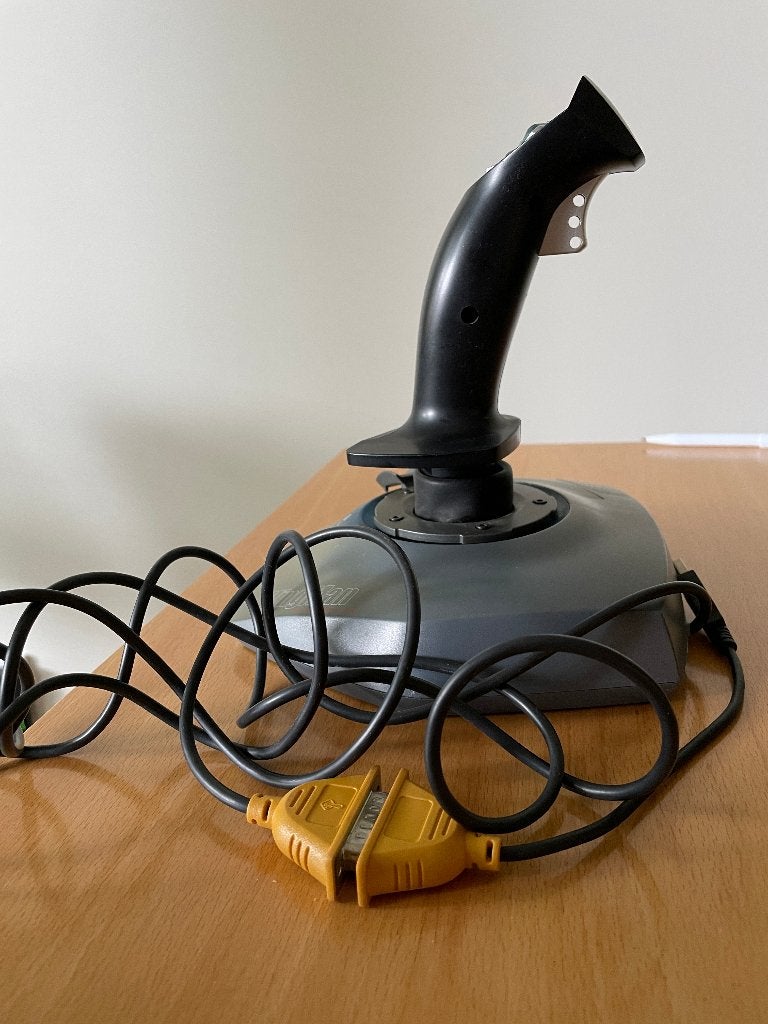 Logitech Wingman Extreme joystick, Computers en Software, Joysticks, Ophalen of Verzenden, Gebruikt