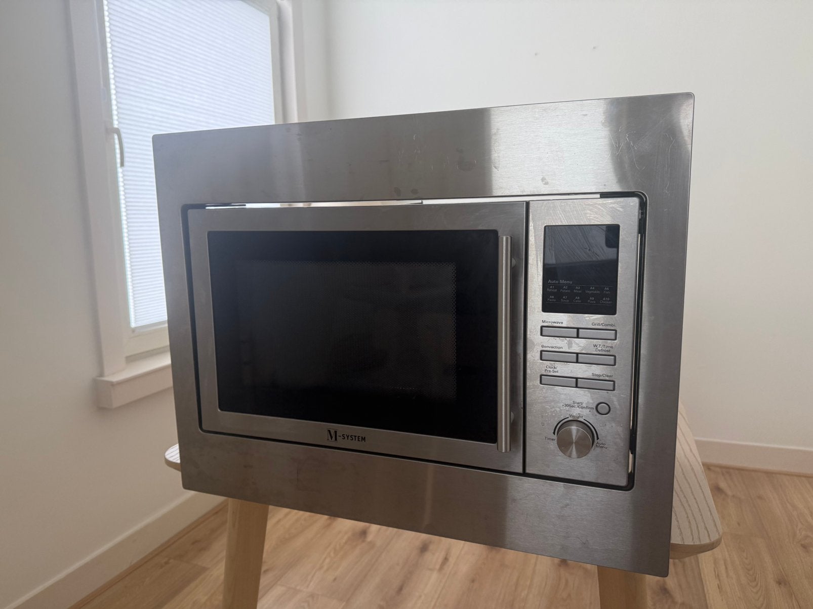 M-System Inbouw Combimagnetron (59.5 cm x 46 cm x 47 cm), Witgoed en Apparatuur, Magnetrons, Ophalen, Combimagnetron, Gebruikt