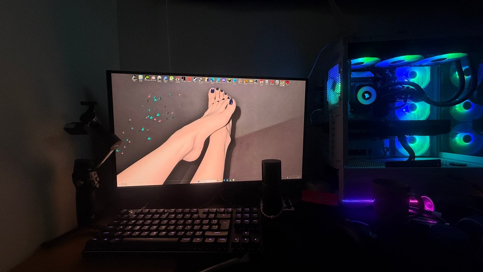 Gaming PC met RGB Verlichting, Computers en Software, 32 GB, Nieuw, Gaming, SSD