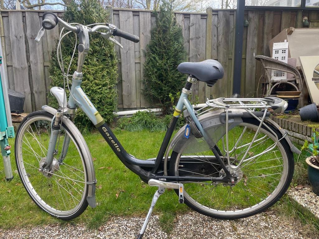 Gazelle damesfiets, Velgrem, Ophalen of Verzenden, Gazelle, 53 tot 56 cm