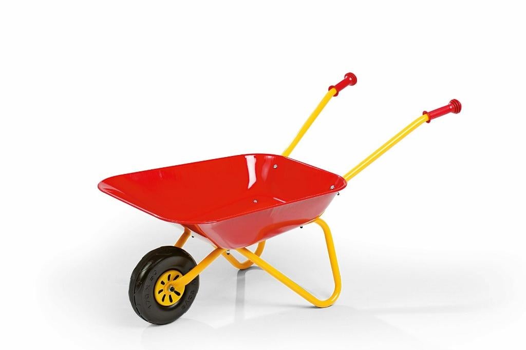 Rollytoys kinderkruiwagen metaal of kunststof kruiwagen