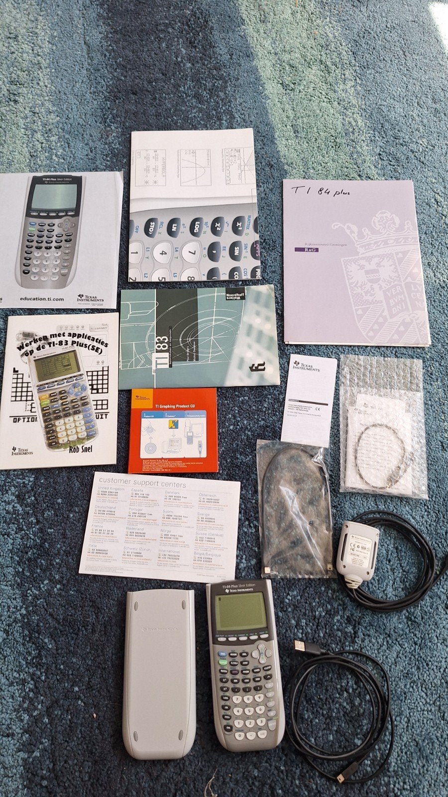 Texas Instruments TI-84 Plus Silver Edition, Diversen, Ophalen of Verzenden, Grafische rekenmachine, Zo goed als nieuw