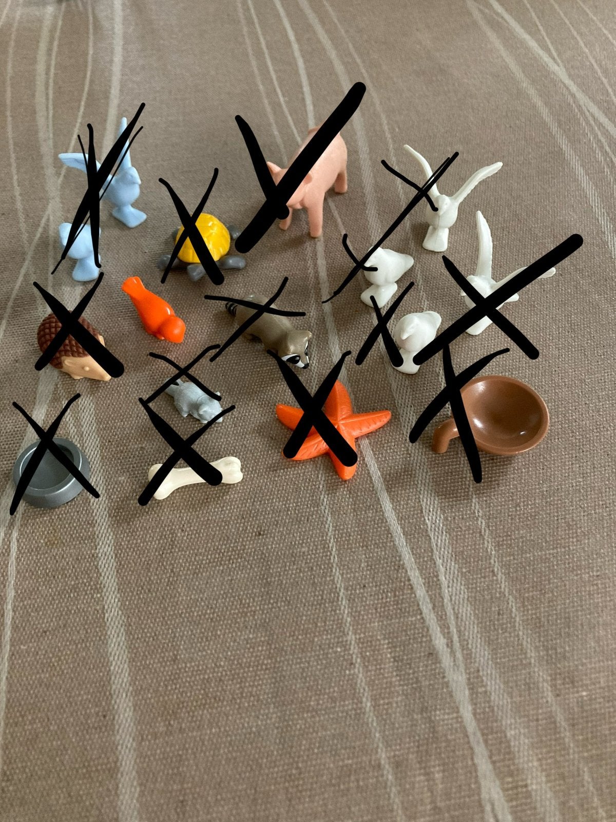 Playmobil oranje vogel., Ophalen of Verzenden, Zo goed als nieuw