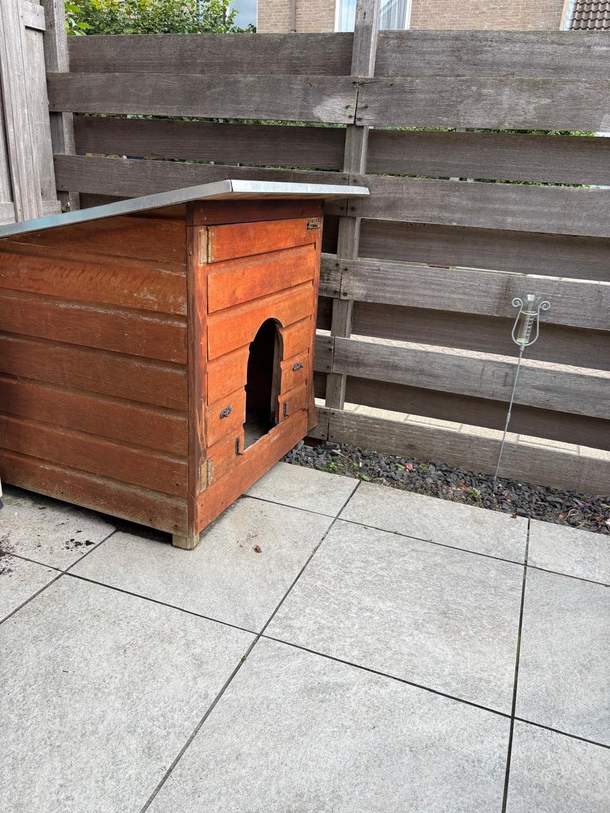 XXL hardhouten hondenhok / hondenverblijf – 120 x 90 cm, Ophalen, 65 tot 100 cm, Hondenhok, 110 cm of meer