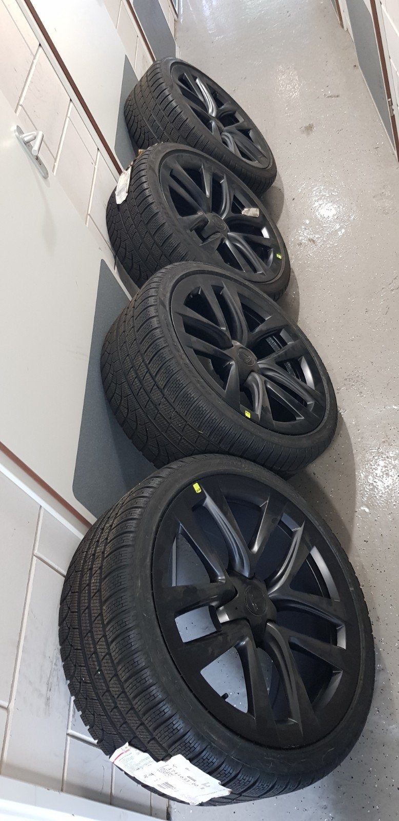 21 inch Arachnid Velgen met Banden voor Tesla Model S, Ophalen, 265 mm, Banden en Velgen, Nieuw