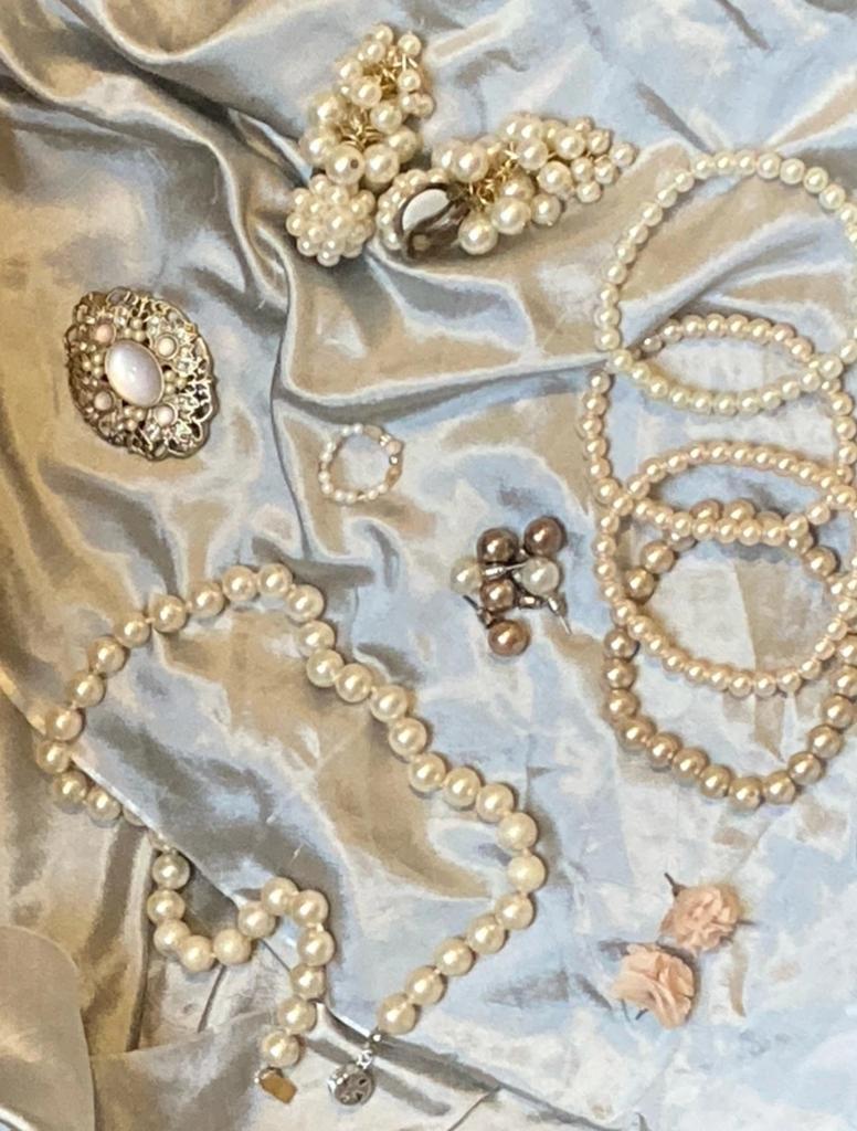 Diverse Parel Sieraden Collectie, Sieraden, Tassen en Uiterlijk, Antieke sieraden, Ophalen of Verzenden, Overige materialen, Ketting