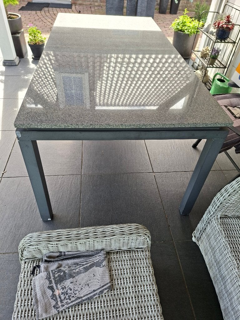 Gratis granieten tafelblad 200x100x2, Ophalen, Zo goed als nieuw, Rechthoekig, Overige materialen