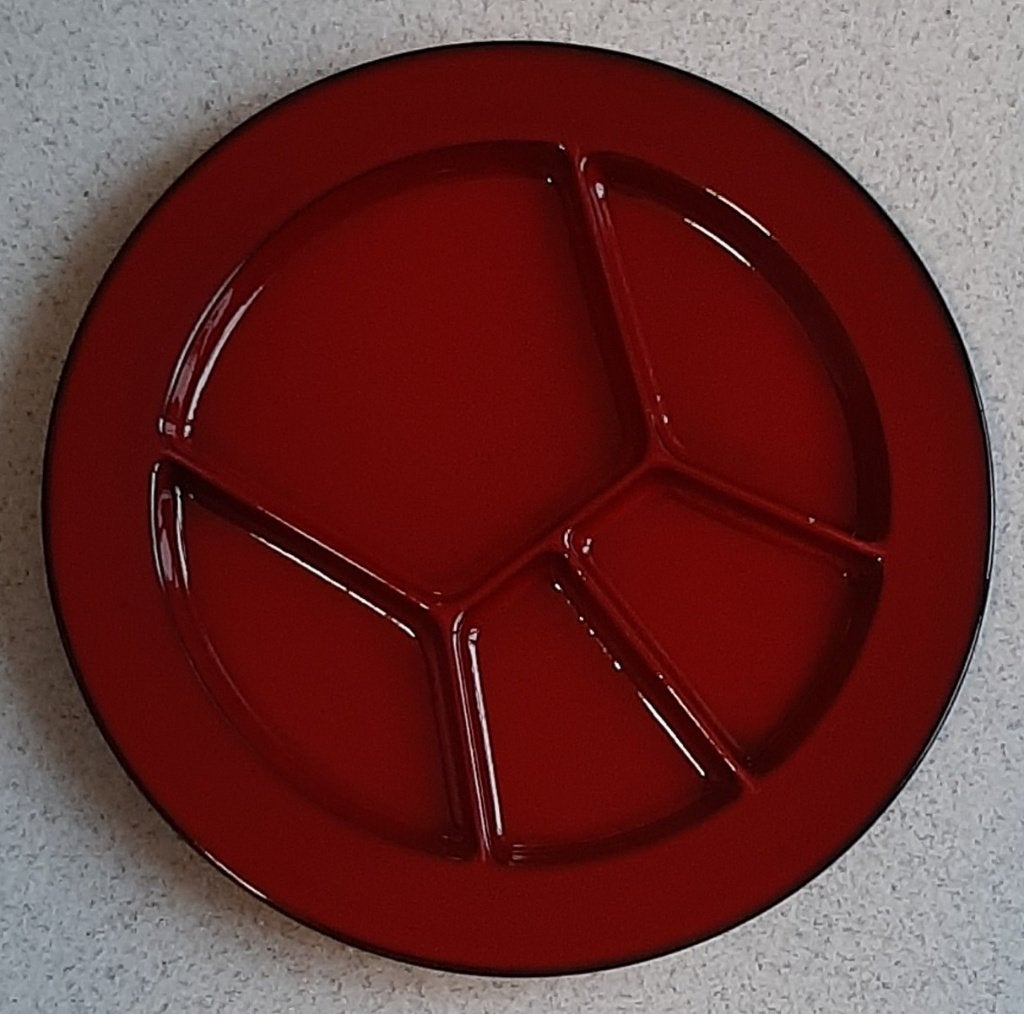 6 nieuwe fondue borden ( chineesrood ), Ophalen, Nieuw, Bord(en), Overige stijlen