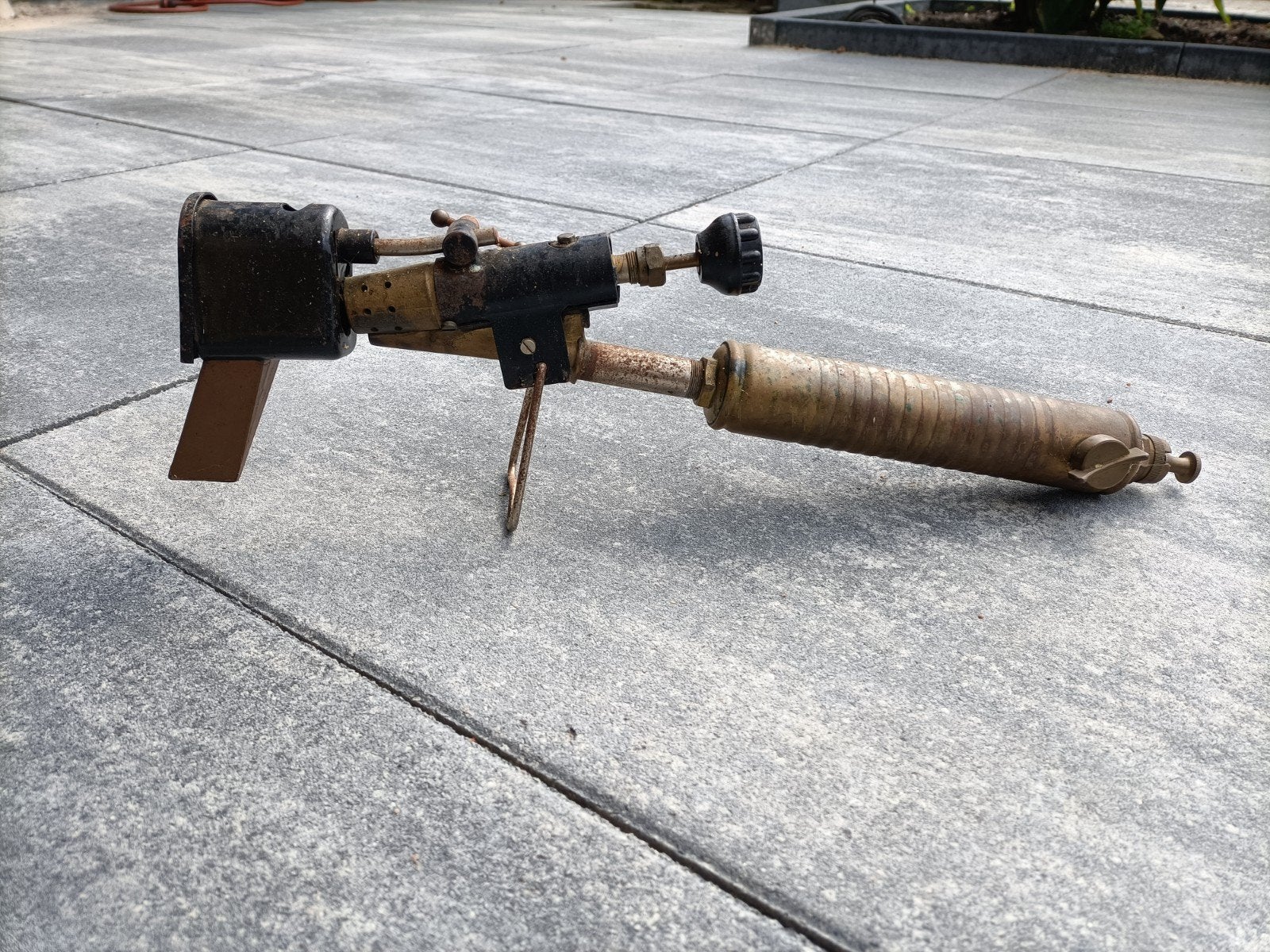 Antieke Soldeerlamp / Blowtorch - Decoratief item, Ophalen