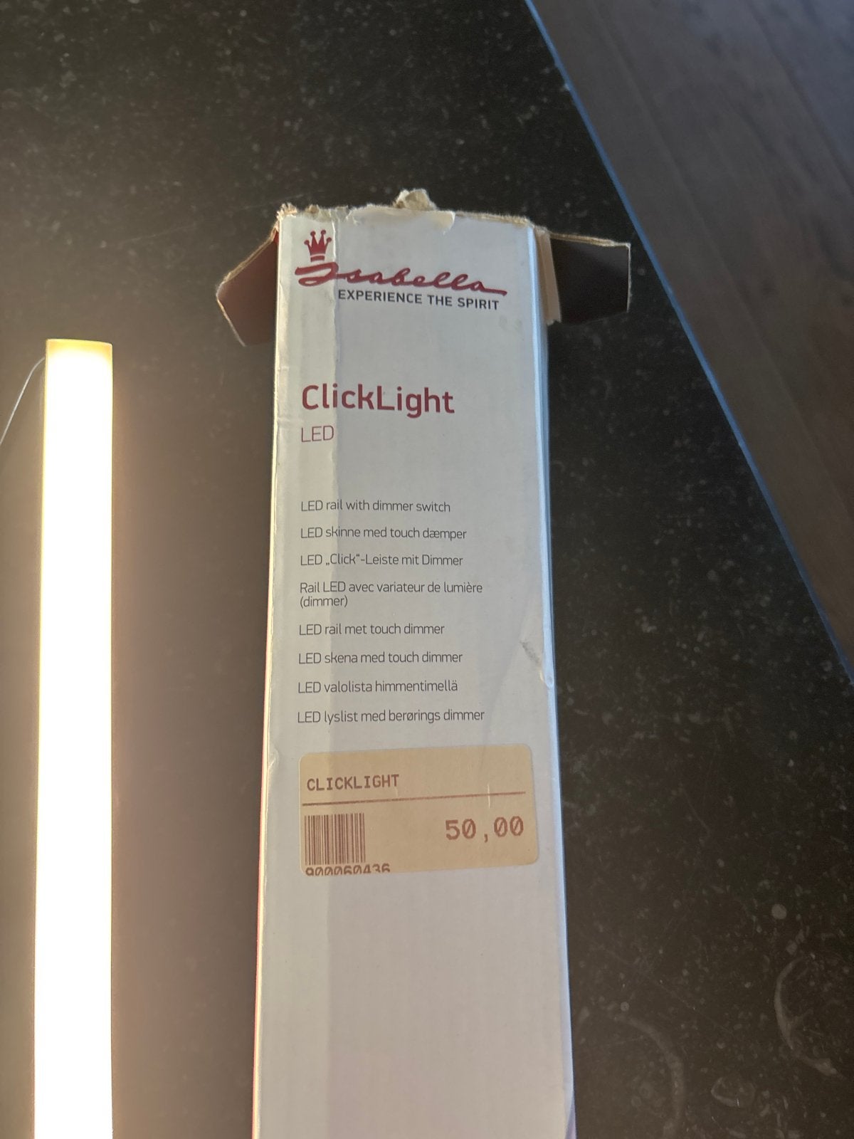 Isabella ClickLight LED rail met dimmer, Dimbaar, Ophalen of Verzenden, Zo goed als nieuw, Overige merken