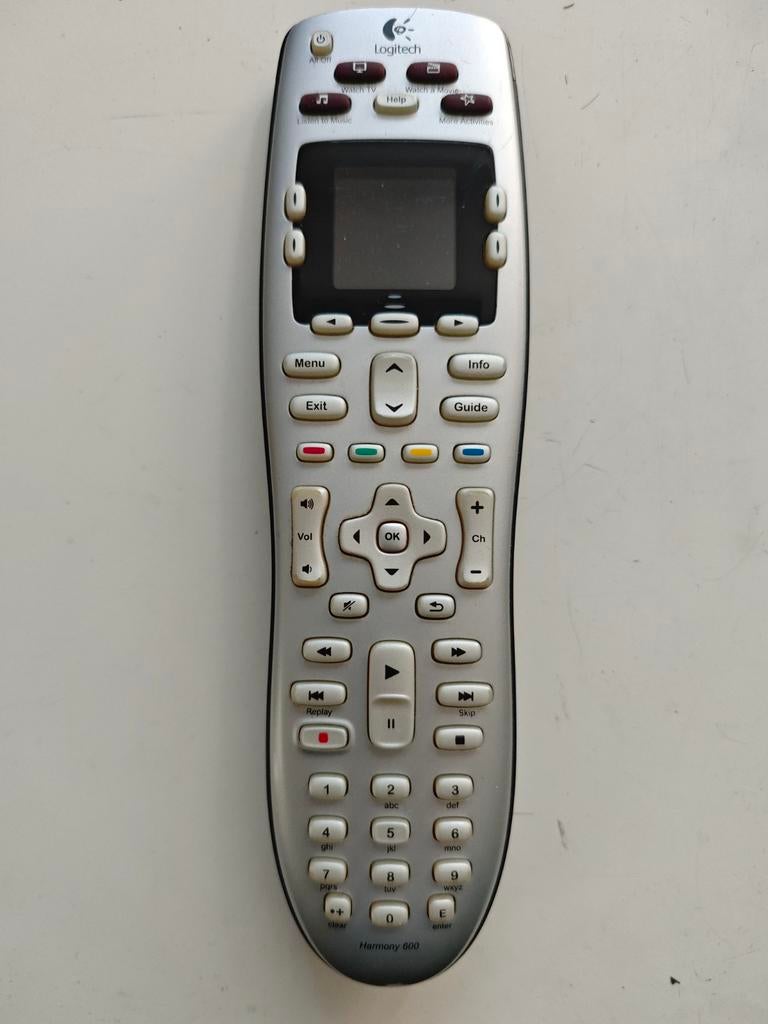 Logitech Harmony 600 Universele Afstandsbediening, Audio, Tv en Foto, Afstandsbedieningen, Gebruikt, Universeel, Dvd, Game console