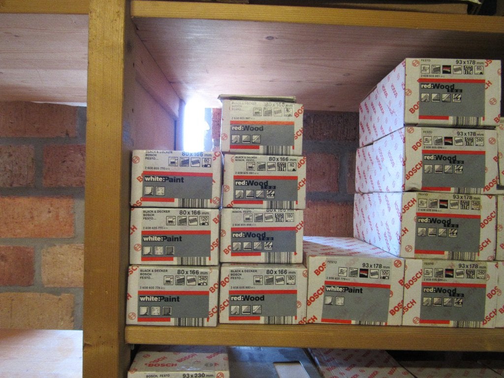 Bosch schuurpapier (Blokjes, banden, vellen), Ophalen of Verzenden, Nieuw, Minder dan 600 watt, Overige typen