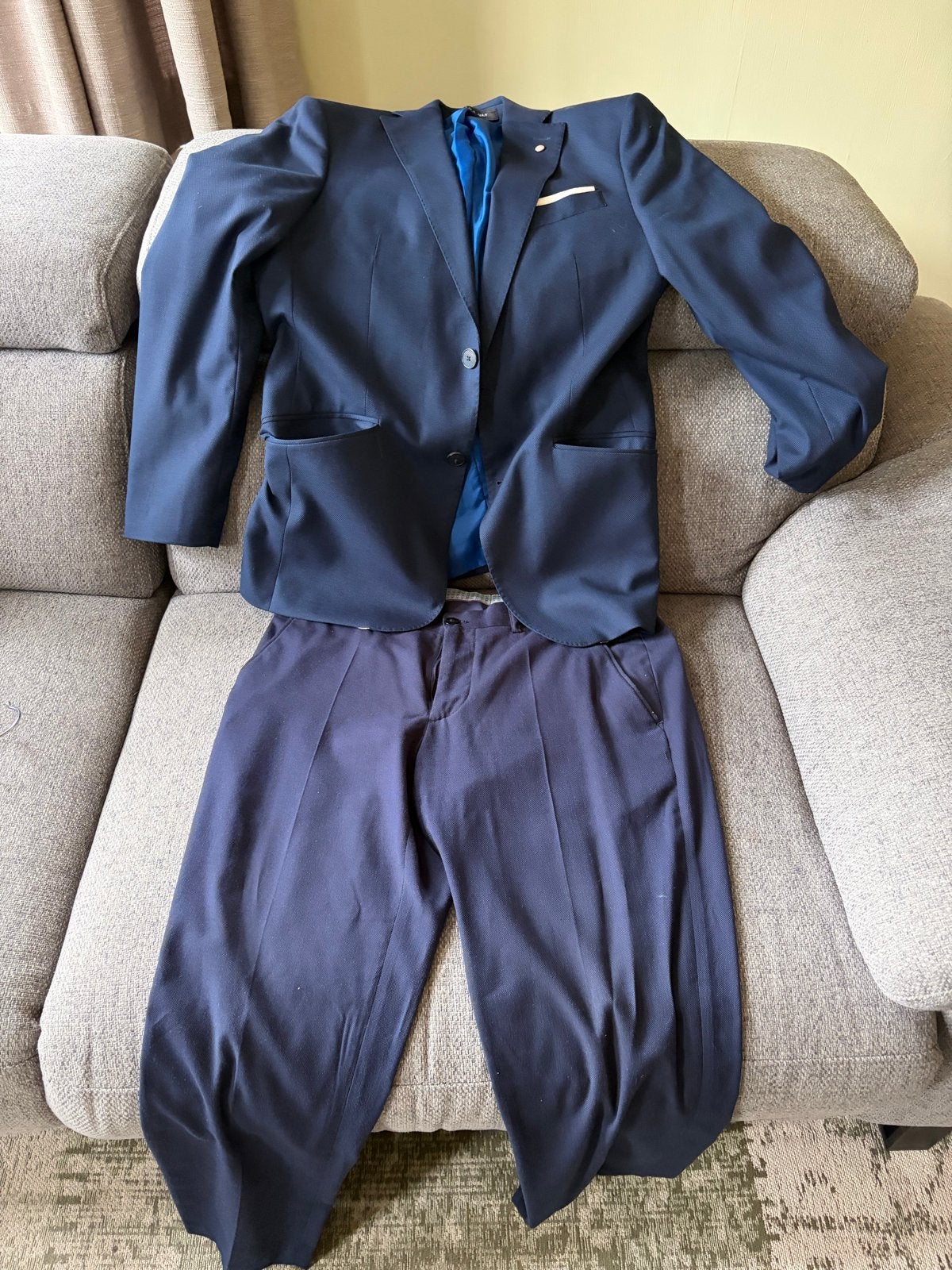 Zara Man Pak - Maat 46 (S), Kleding | Heren, Kostuums en Colberts, Ophalen of Verzenden, Zo goed als nieuw, Maat 46 (S) of kleiner