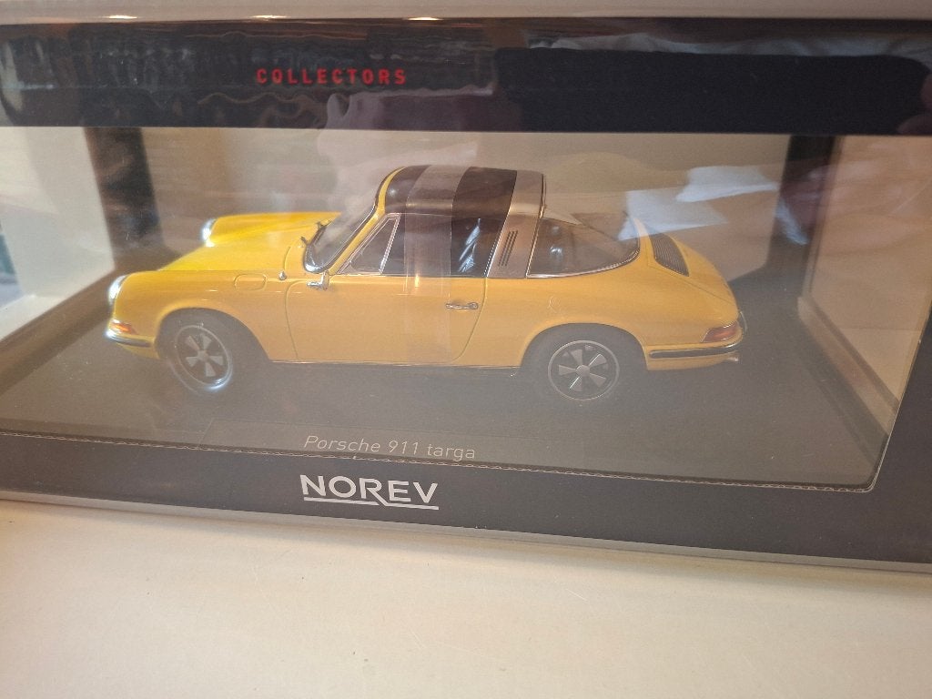 Porsche 911 E Targa  -  1969, Hobby en Vrije tijd, Modelauto's | 1:18, Ophalen of Verzenden, Nieuw, Auto, Norev