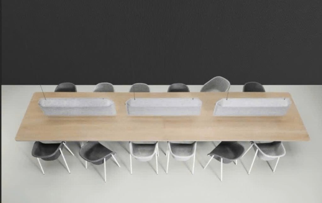Workplace Divider AK2 DeVorm Acoustisch paneel/lamp, Ophalen, Overige materialen, Zo goed als nieuw, Acoustisch Akoestiek Stilte Modern Industrieel Organisch Vilt