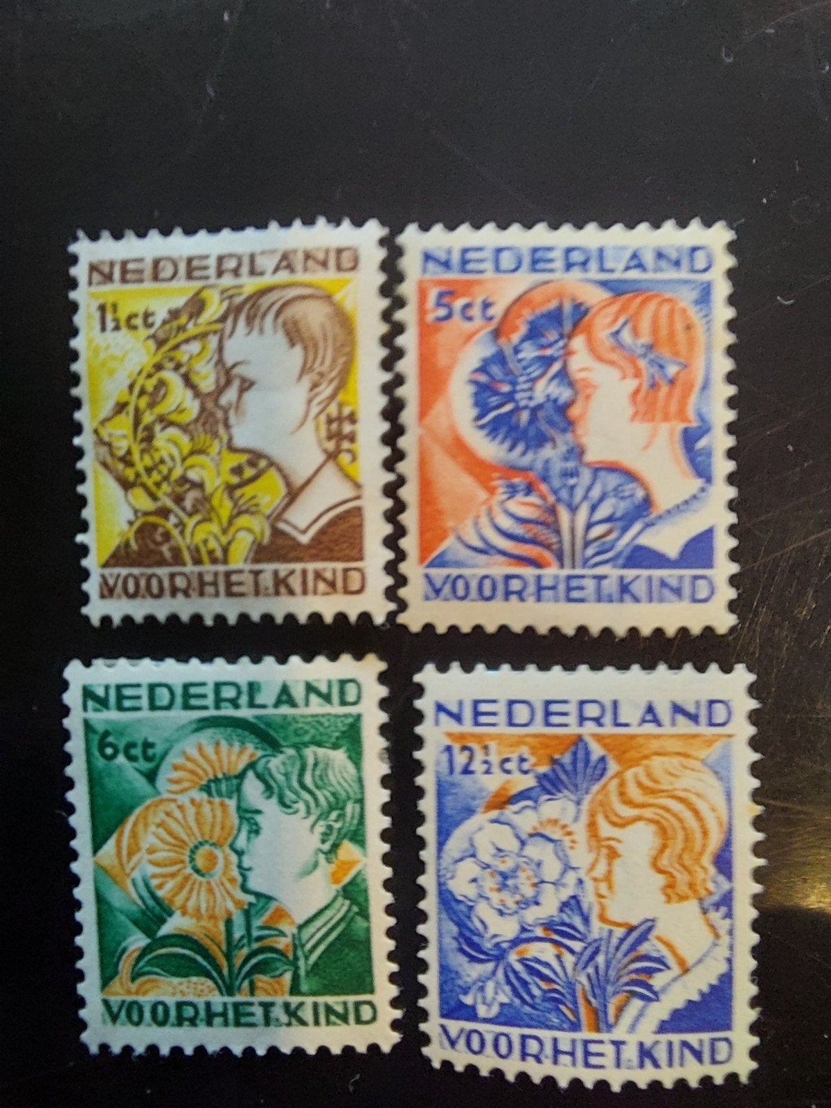 Postzegels Nederland 1932 Nvph 248-251 ongebruikt., Ophalen of Verzenden, T/m 1940, Postfris