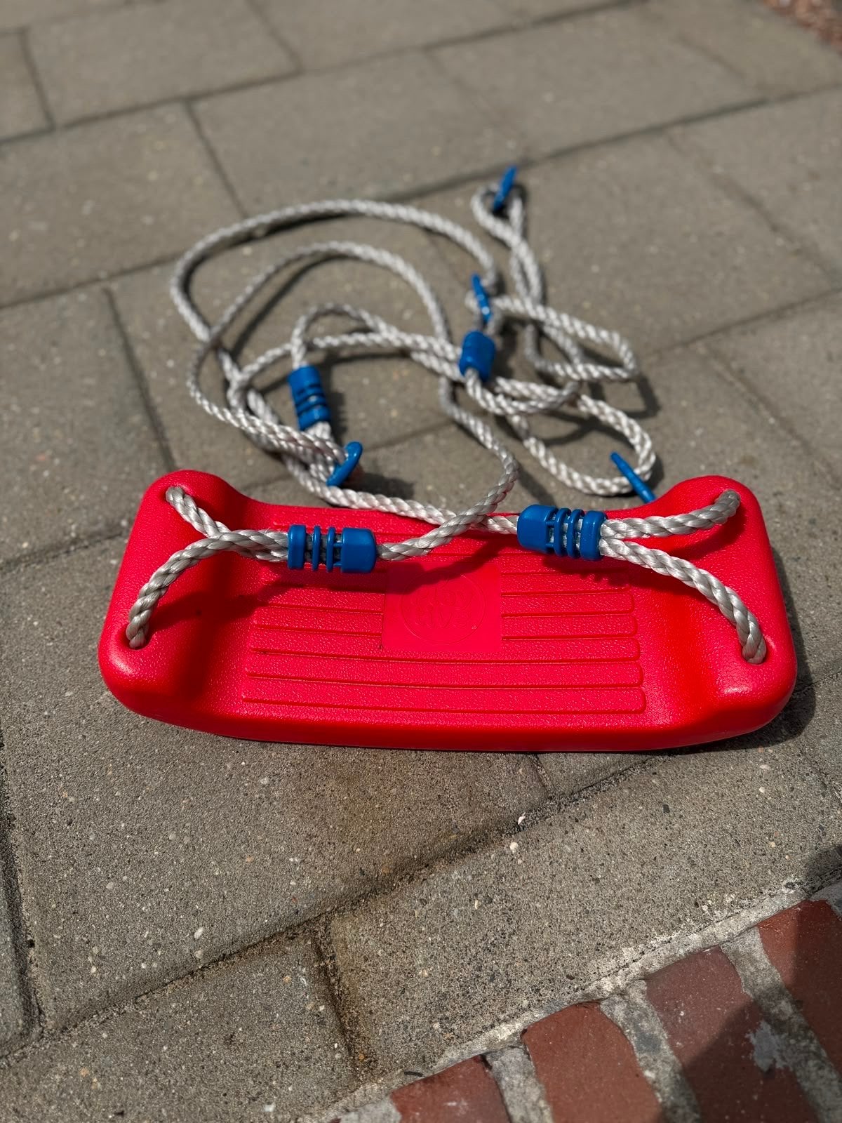 Rode schommel, Kinderen en Baby's, Speelgoed | Buiten | Speeltoestellen, Ophalen, Gebruikt, Schommel