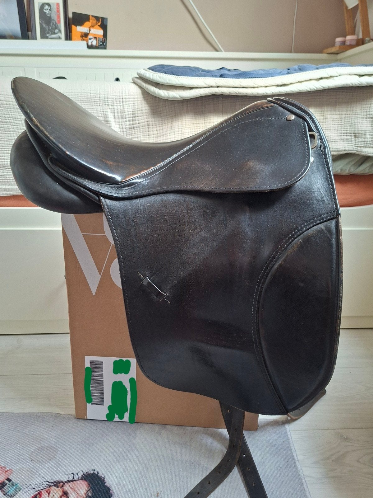 Dressuur zadel (te gebruiken voor houten paard), Ophalen of Verzenden