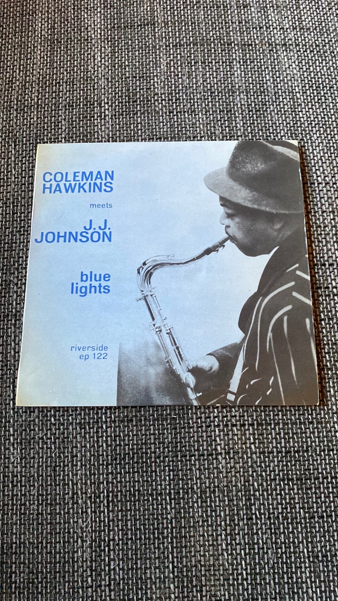 Vinyl single EP Coleman Hawkins J.J. Johnson - Blue lights, Ophalen of Verzenden, Zo goed als nieuw, Jazz en Blues, EP