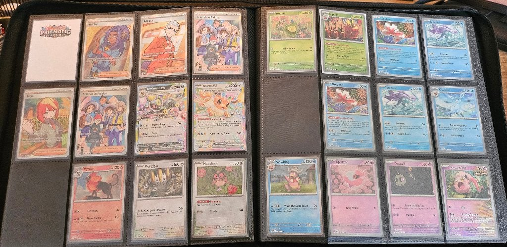Pokemon kaarten. Prismatic Evolution (PRE), Ophalen of Verzenden, Zo goed als nieuw, Meerdere kaarten