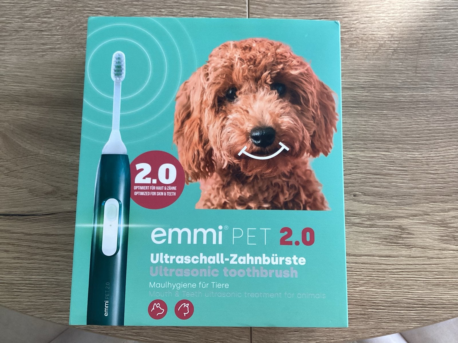 Emmipet 2.0 tandverzorging hond of kat, Ophalen of Verzenden, Zo goed als nieuw