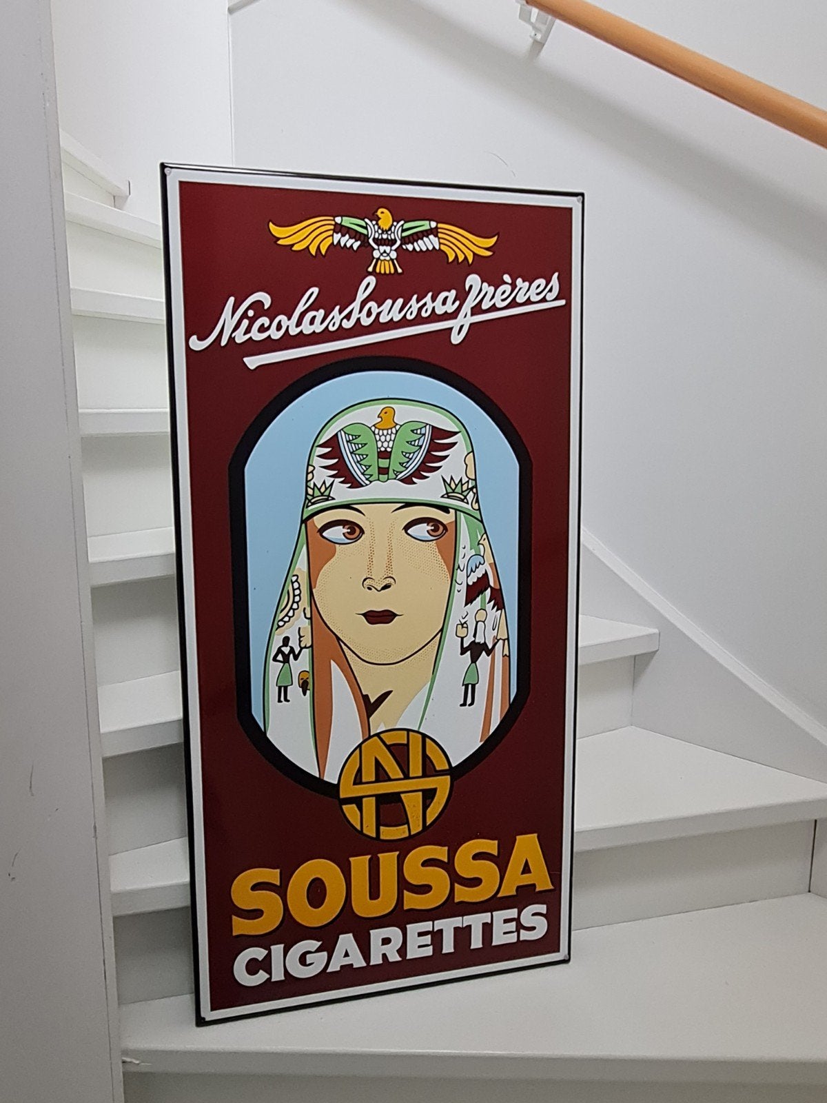 emaille bord soussa gelimiteerd uitgebracht, Ophalen of Verzenden, Reclamebord
