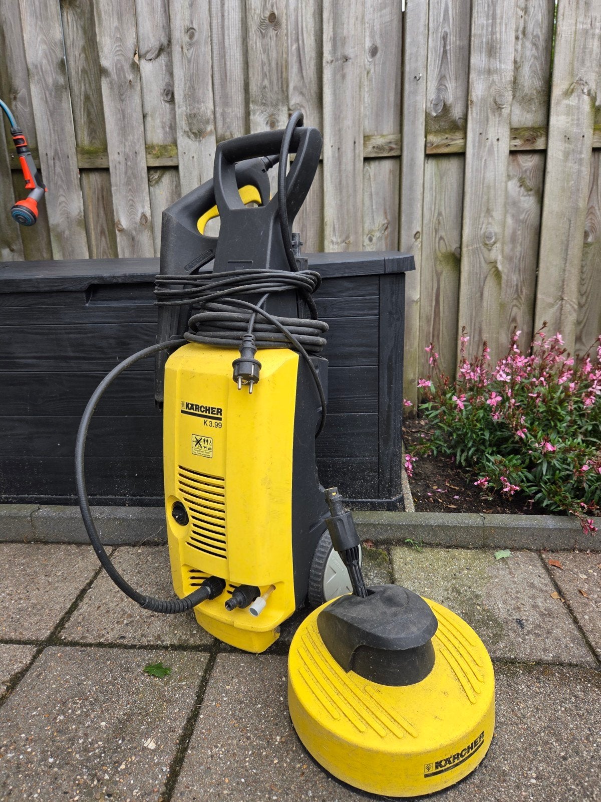 Kärcher K3.99 hogedrukreiniger met terrasreiniger, Ophalen, Gebruikt, Elektrisch, Kärcher