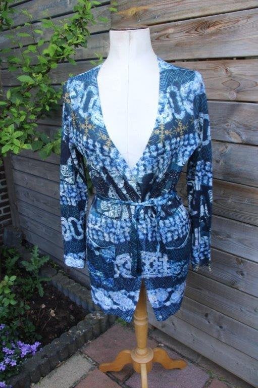 Vest dun blauw Etoile du Monde mt 5 ( L) Vaste prijs AANBIED, Blauw, Etoile du Monde, Maat 42/44 (L), Ophalen of Verzenden