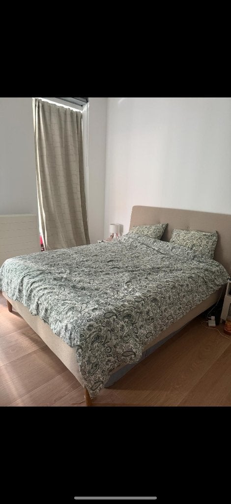 Bed, Ophalen, Tweepersoons, Zo goed als nieuw, 160 cm