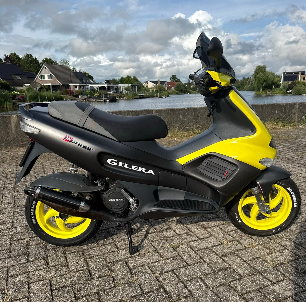 Gilera Runner 70cc bomvol opties (Malossi), Ophalen, Tweetakt, Gebruikt, Overige modellen