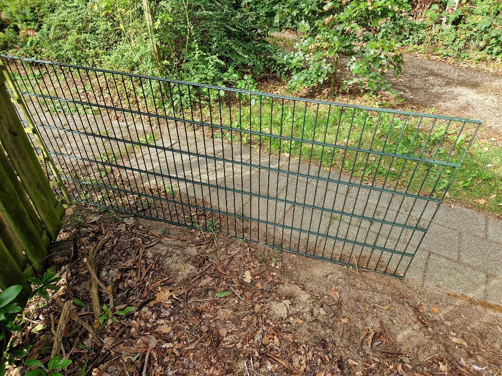 Dubbelstaaf Hekwerk tuinhek poort afzetting, Ophalen, Gebruikt, IJzer, Tuinhek