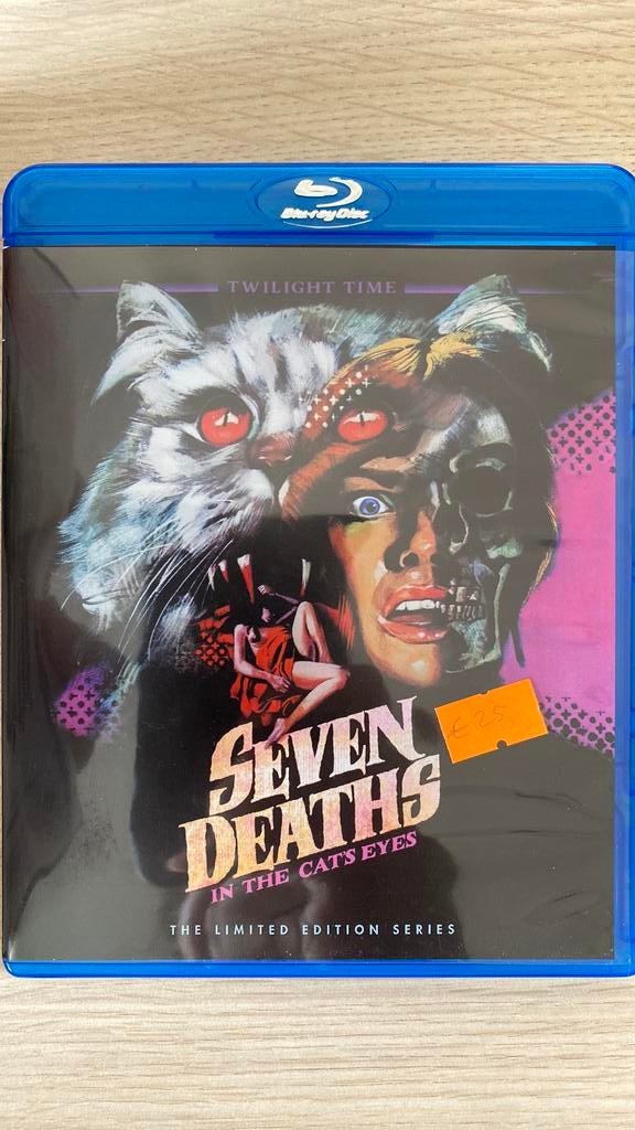 Seven deaths in the cats eyes blu ray horror, Ophalen of Verzenden, Zo goed als nieuw, Horror