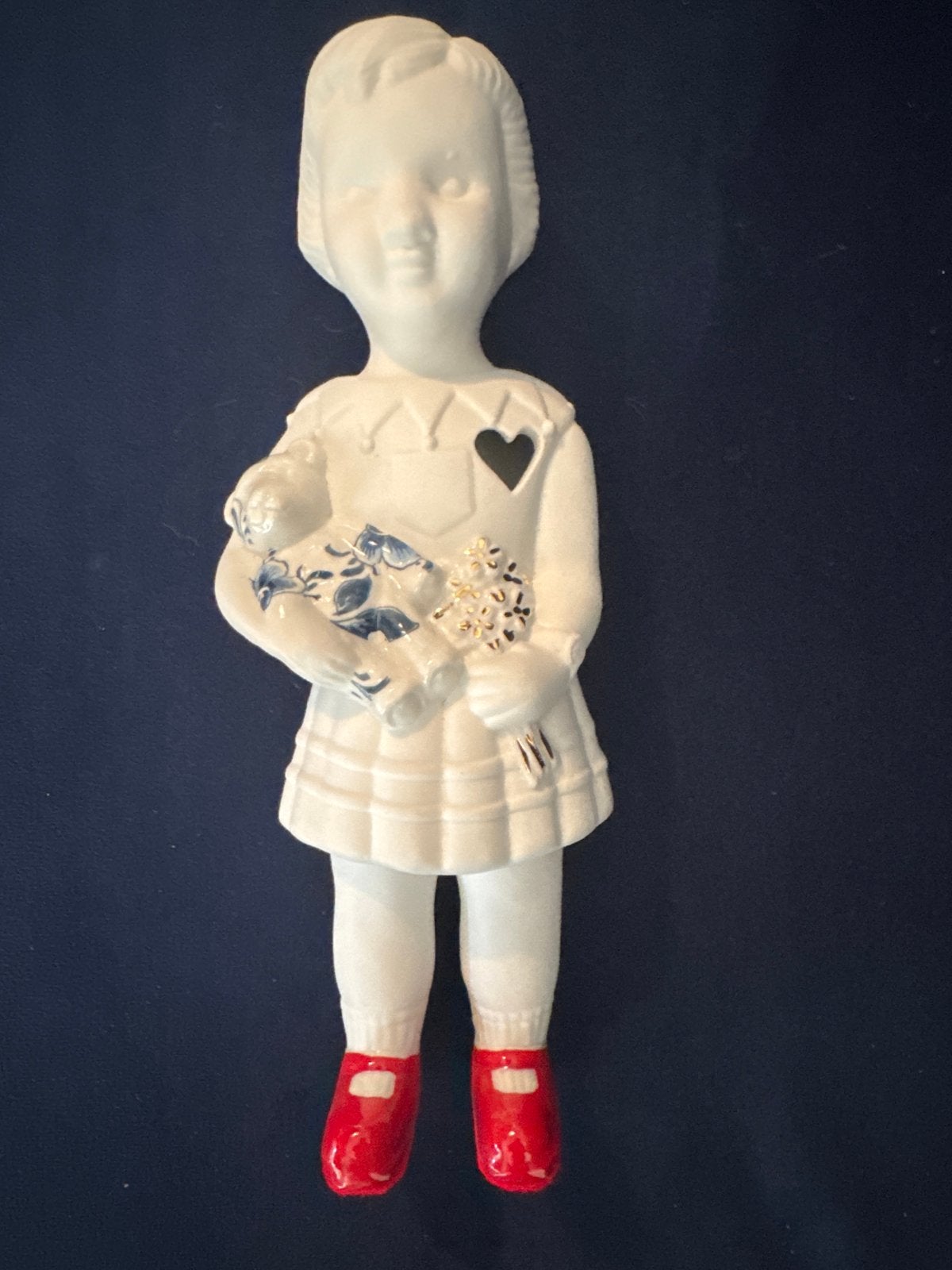 Popje groot van designers Lammers & Lammers, 25 cm, Antiek en Kunst, Ophalen, 20 - 50 cm, Beeld, Vrouw