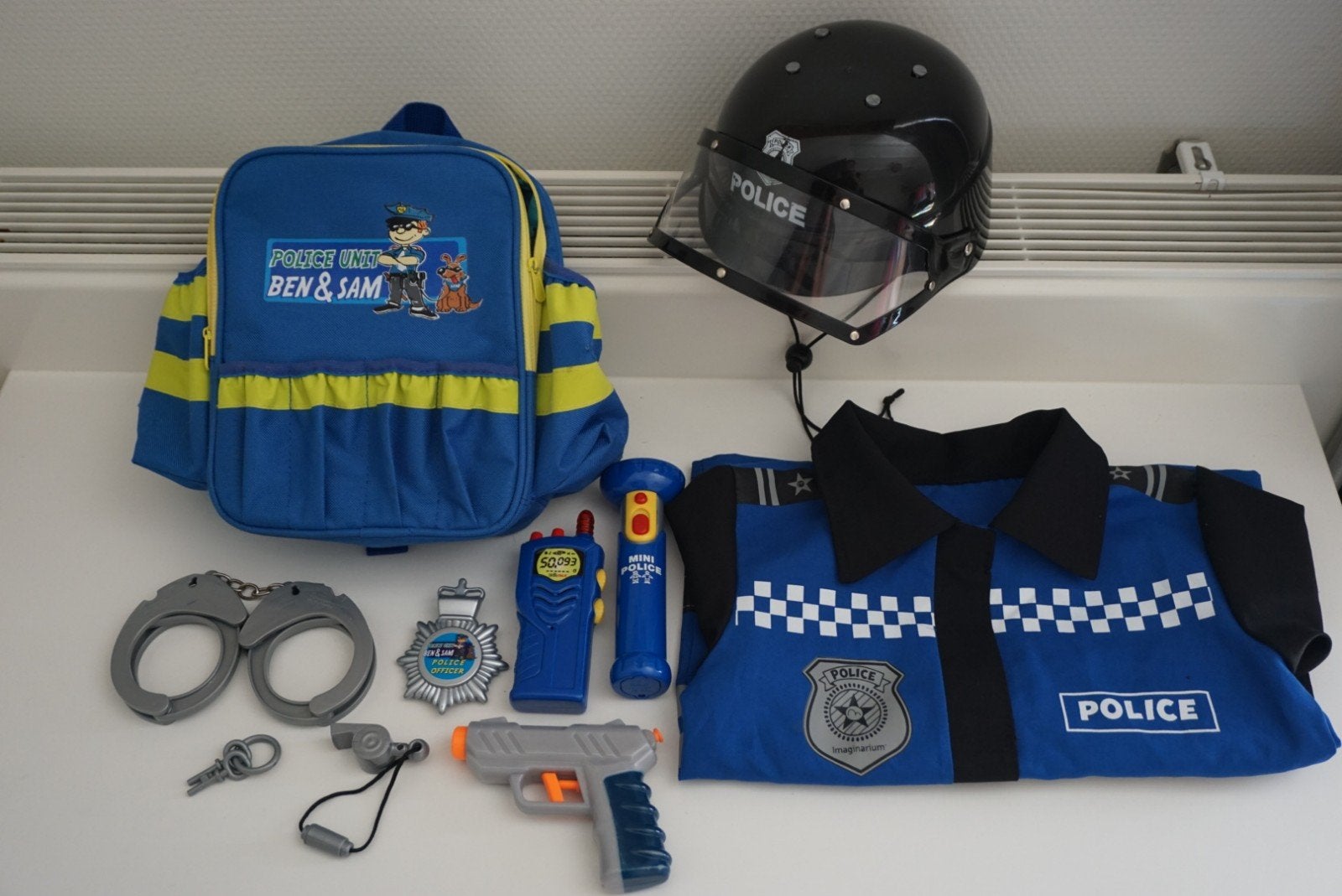 Kinder politie verkleedset, Ophalen of Verzenden, Zo goed als nieuw, Jongen of Meisje