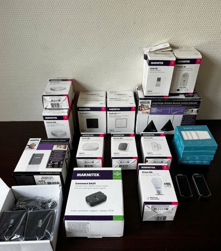 Complete Set Nieuwe Marmitek Zigbee Slimme Huis Onderdelen, Ophalen of Verzenden, Nieuw, Overige typen