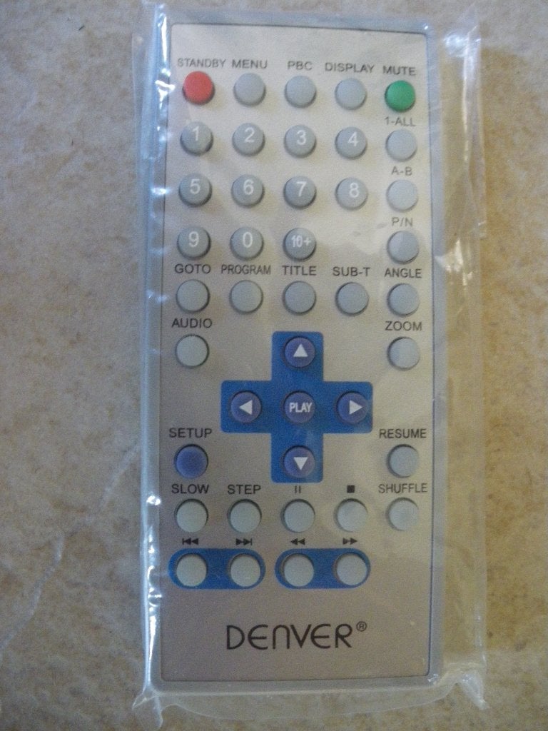 Afstandsbediening DENVER DVD player, Ophalen of Verzenden, Nieuw, Dvd-speler, Overige merken