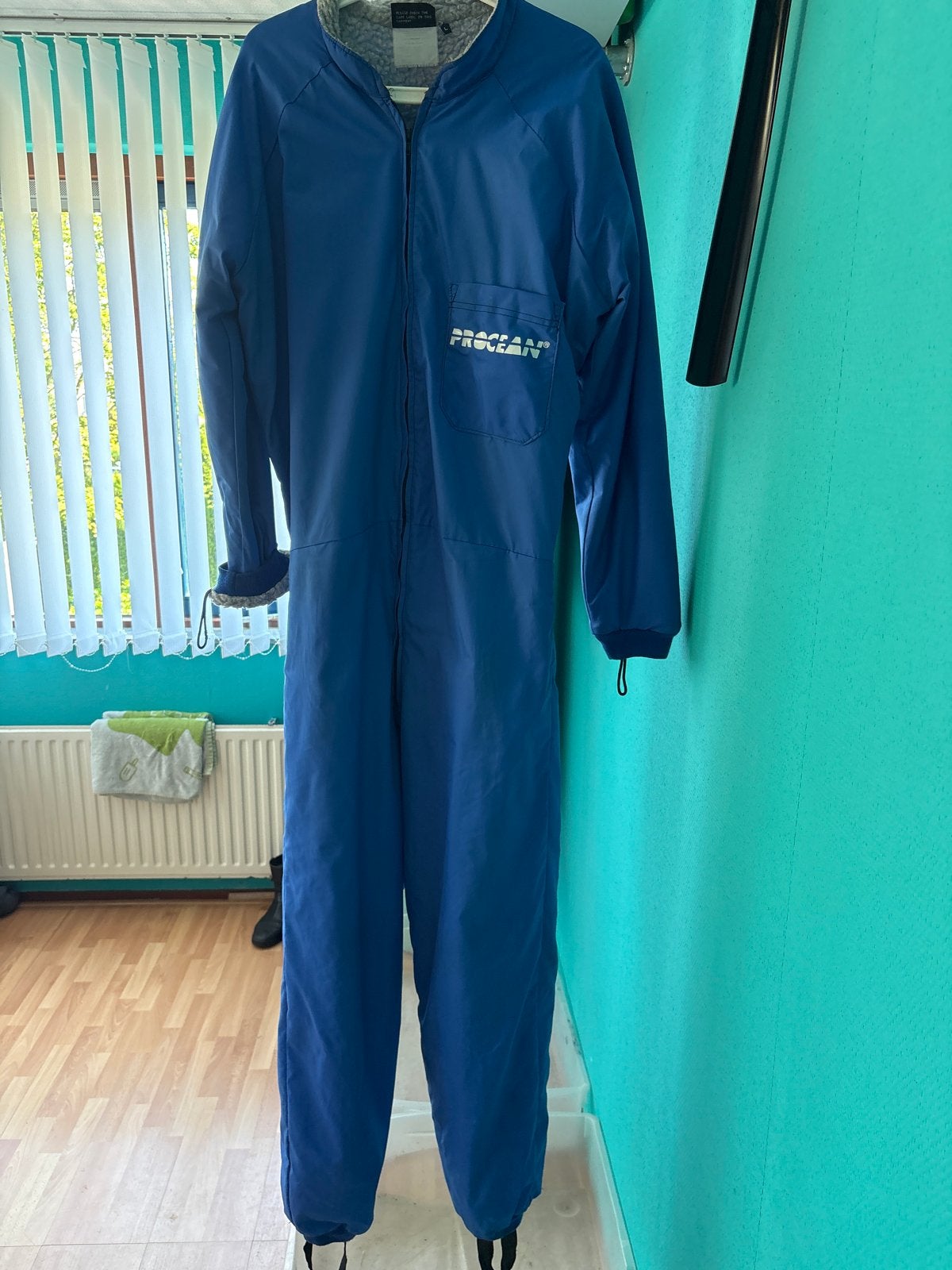 Procean Droogpak onderpak  - Maat L - Blauw, Watersport en Boten, Watersportkleding, Ophalen of Verzenden, Gebruikt, Dame of Heer
