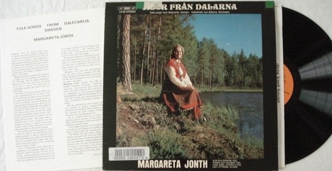 Margareta Jonth - Visor fran Dalarna, LP, Gebruikt, Gatefold hoes, Ophalen of Verzenden