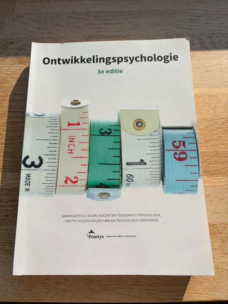 Ontwikkelingspsychologie, Ophalen of Verzenden, Zo goed als nieuw, Ontwikkelingspsychologie