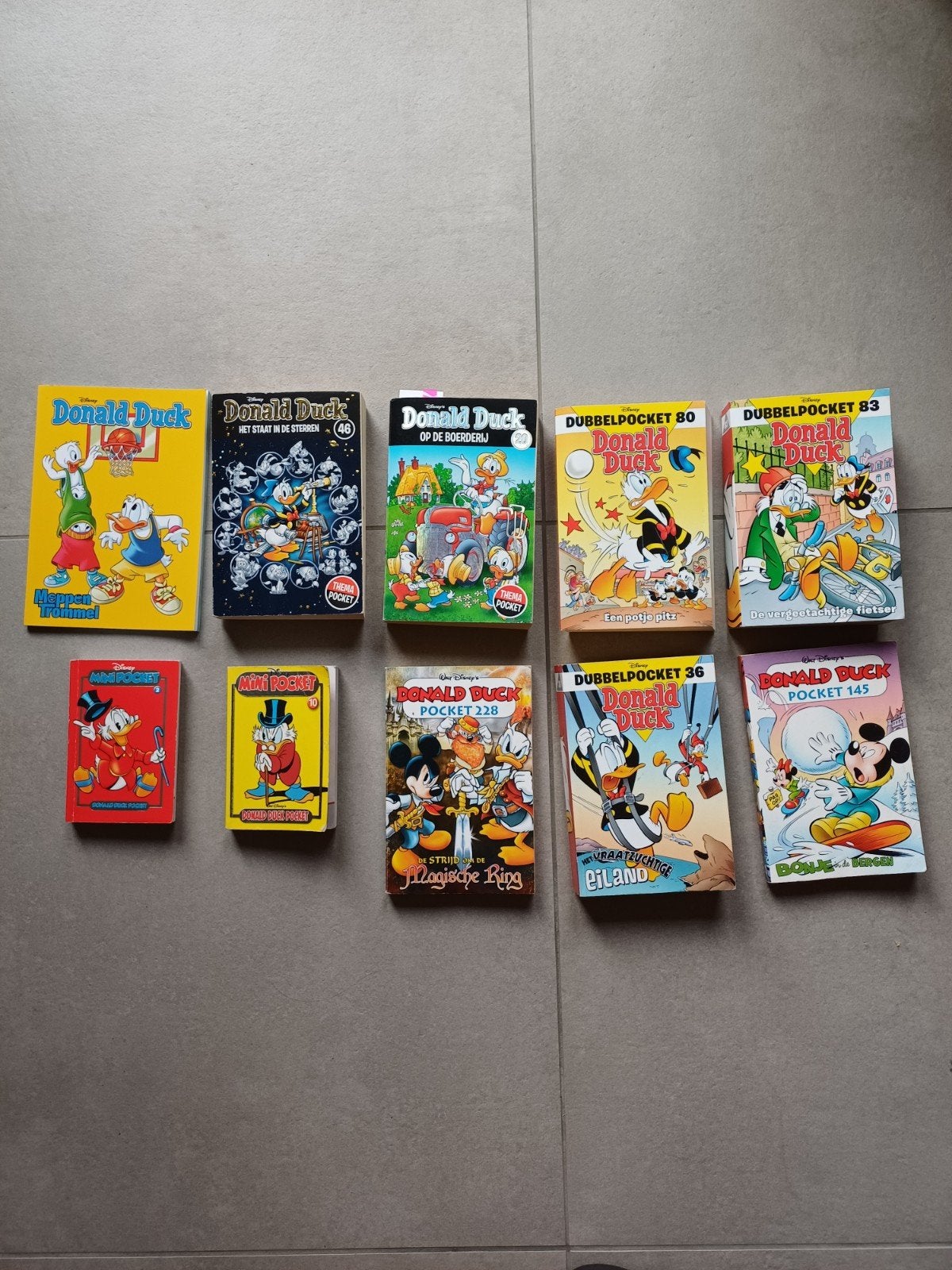 Donald Duck pockets 10st, Meerdere stripboeken, Ophalen, Gelezen