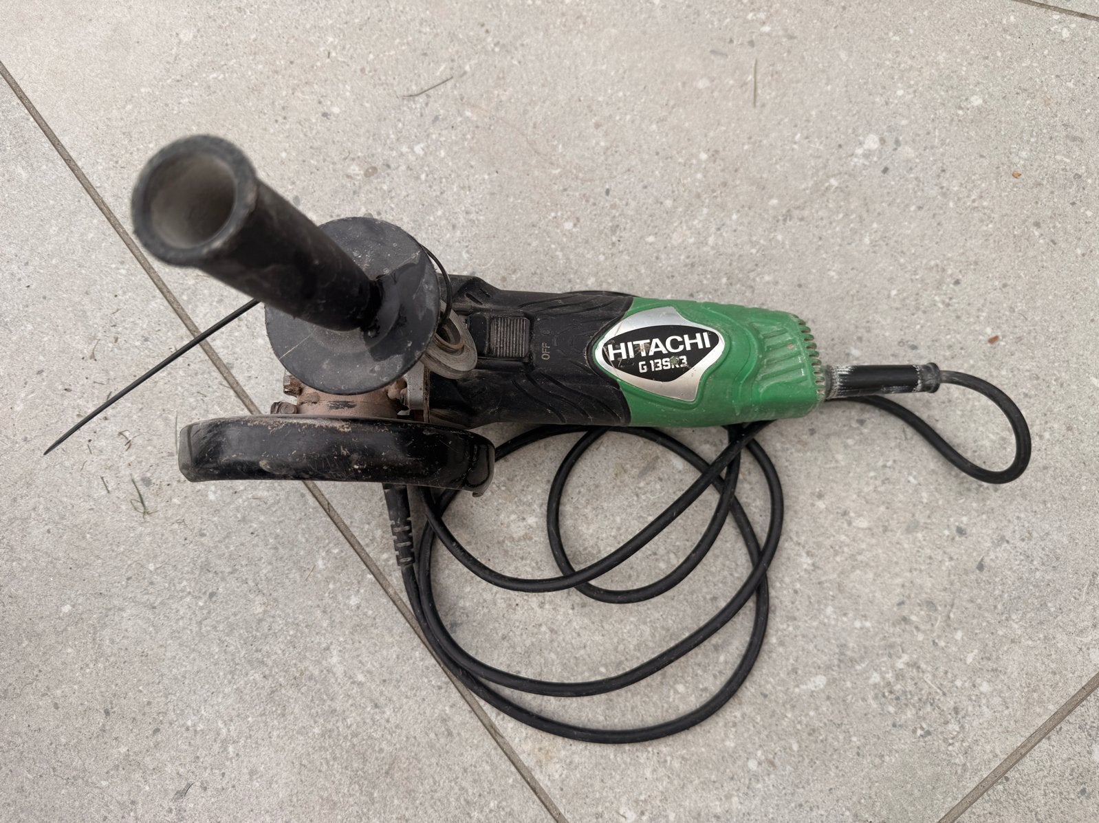 Hitachi G13SB3 Haakse Slijper - Gebruikt, Ophalen, Gebruikt, 600 tot 1200 watt, Overige typen
