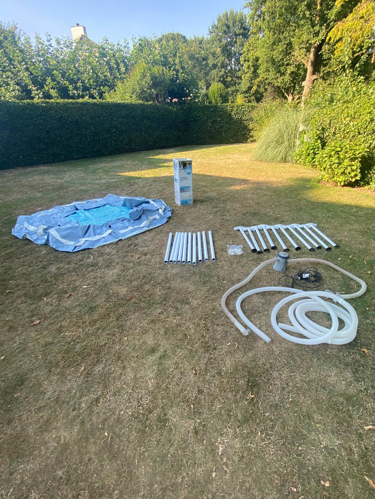 Intex Prism Frame zwembad - 305 x 76 cm (compleet), Tuin en Terras, Ophalen, Gebruikt
